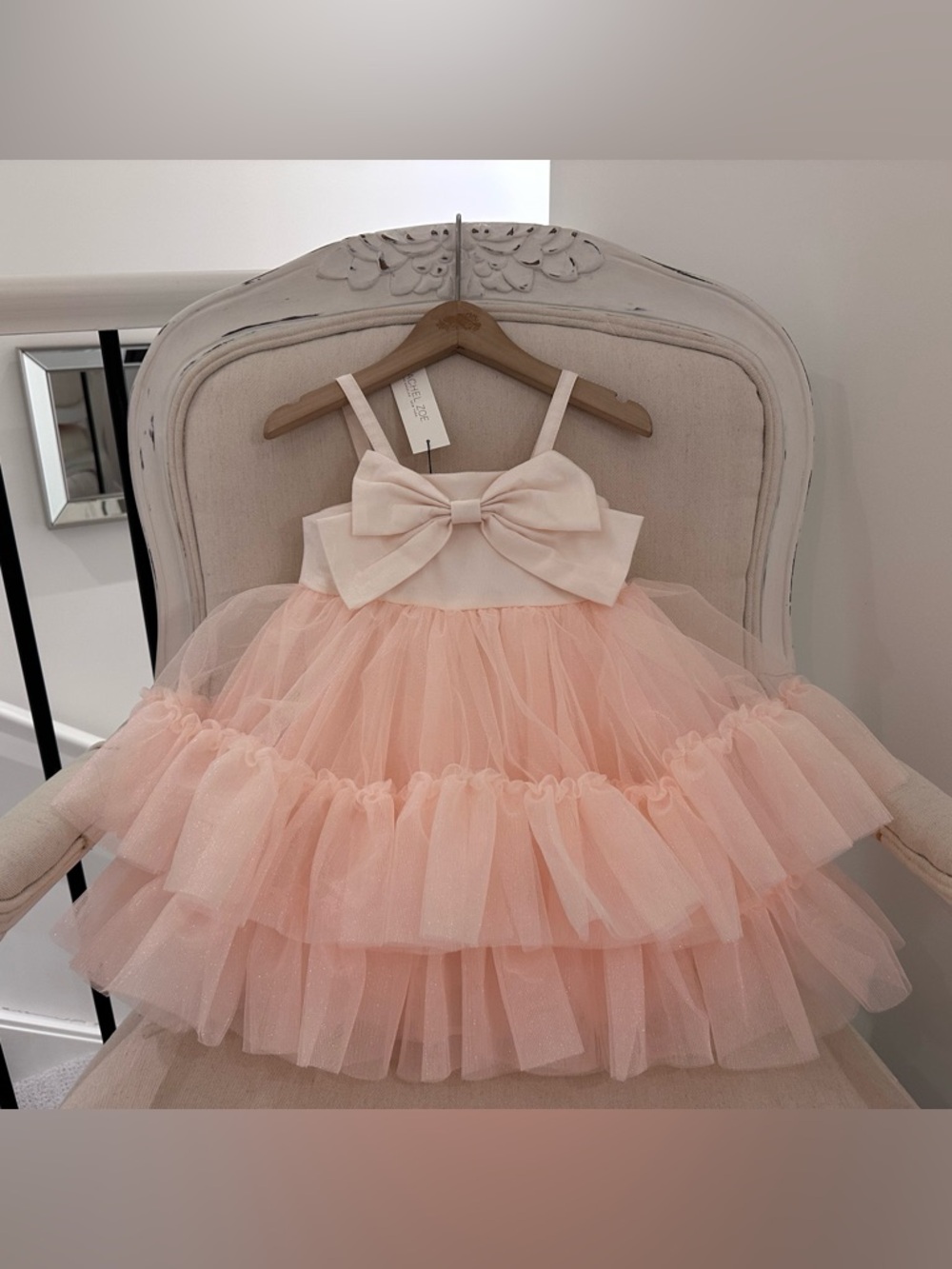 🩰 2T Soft Ballet Blush Tulle Twinkle Party Wedding Birthday Princess Dress NWT